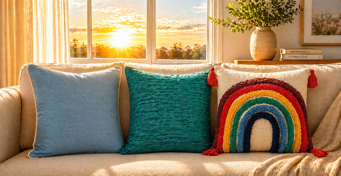 How Can Stylish Cushions Transform Your Living Room Décor? | Ishran