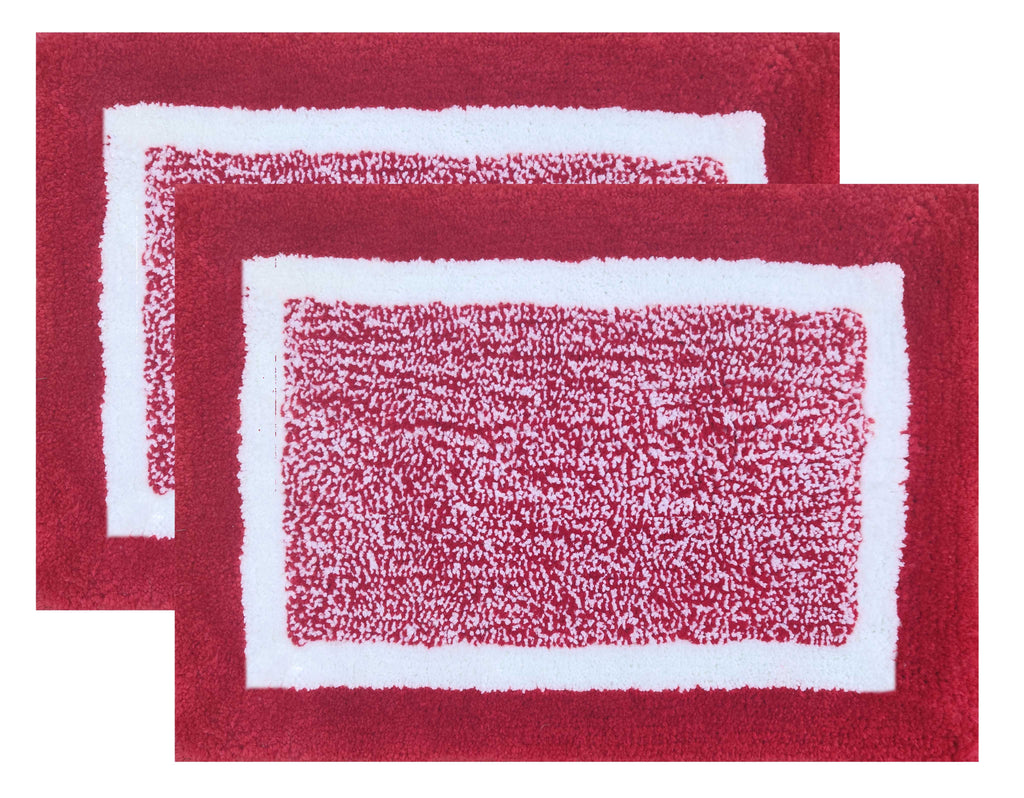 Heavy GSM microfiber door mat set 2 pcs bathroom bathmat carpet
