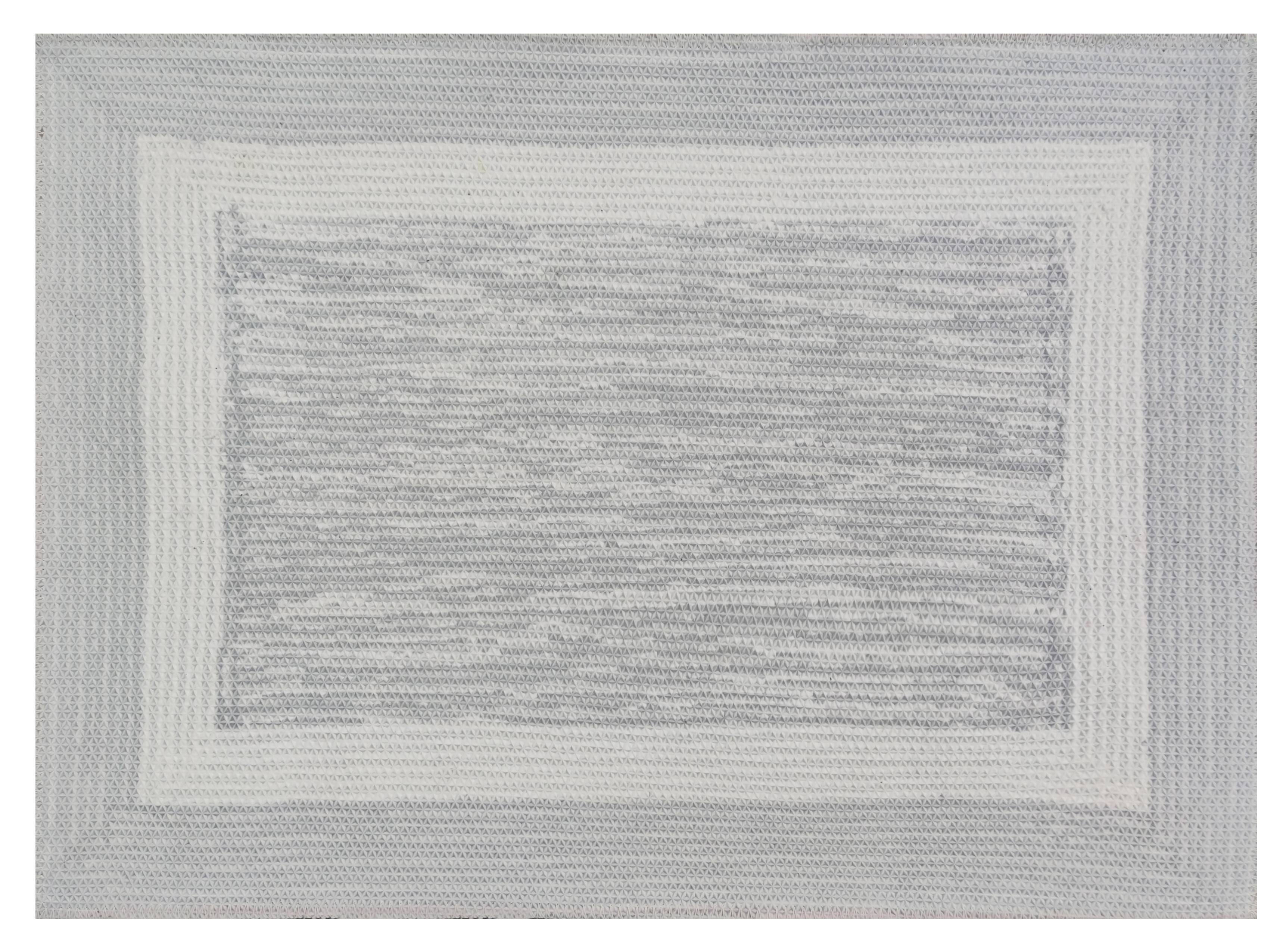 Anti slip backing of microfiber door mat showing strong grip base