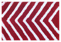 Quick dry microfiber floor rug bathmat set arrow design for bathroom use