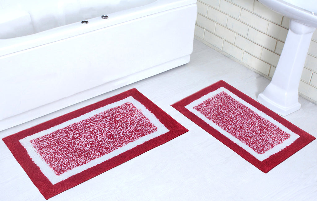 Bathroom door mat bathmat set 2 pcs used near sink and tub