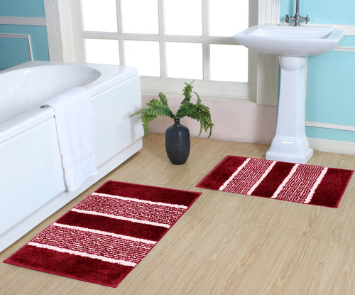 Stylish microfiber bath rug doormat for home bathroom décor