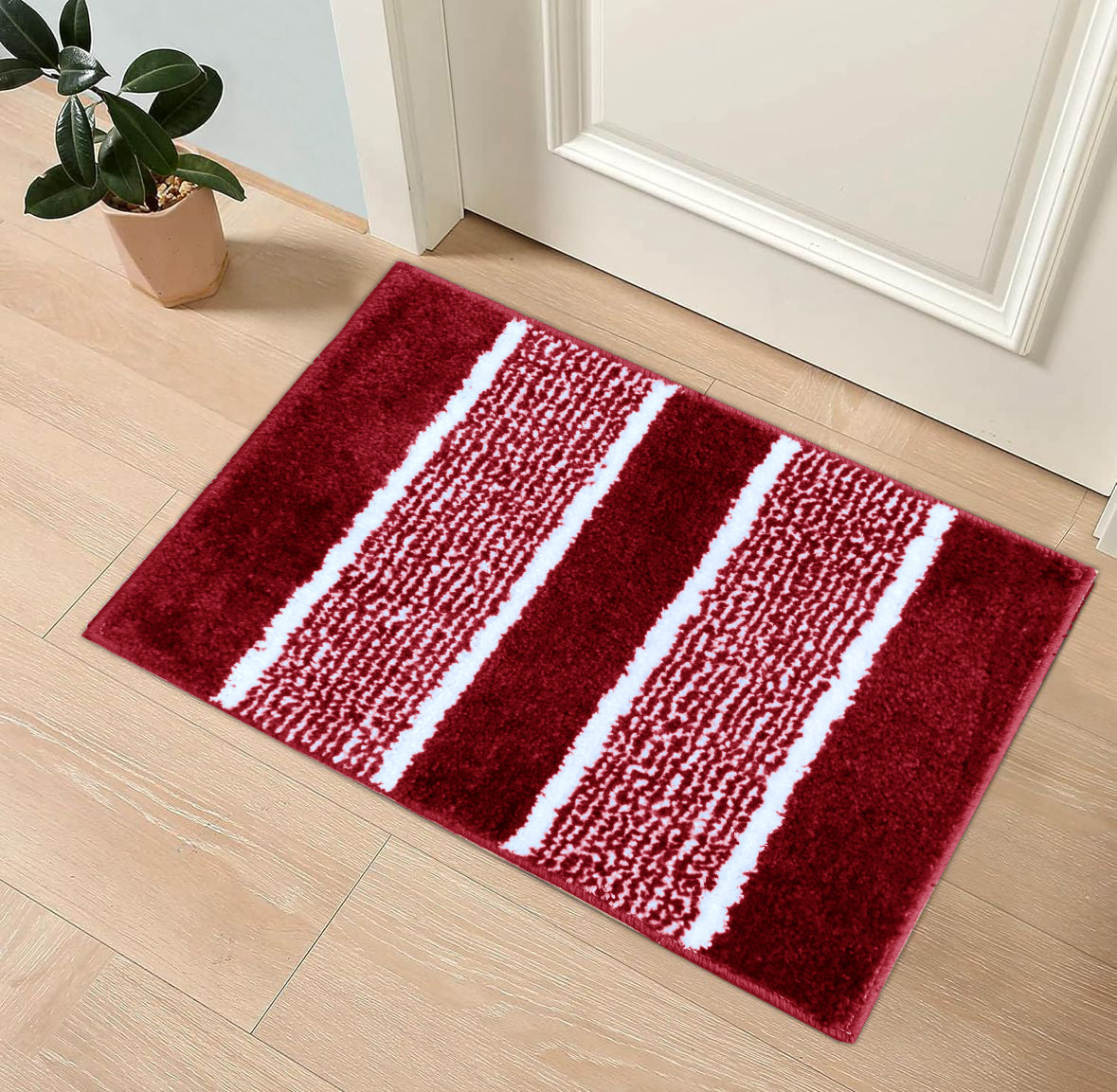 Bathroom entrance rug microfiber soft bathmat usage