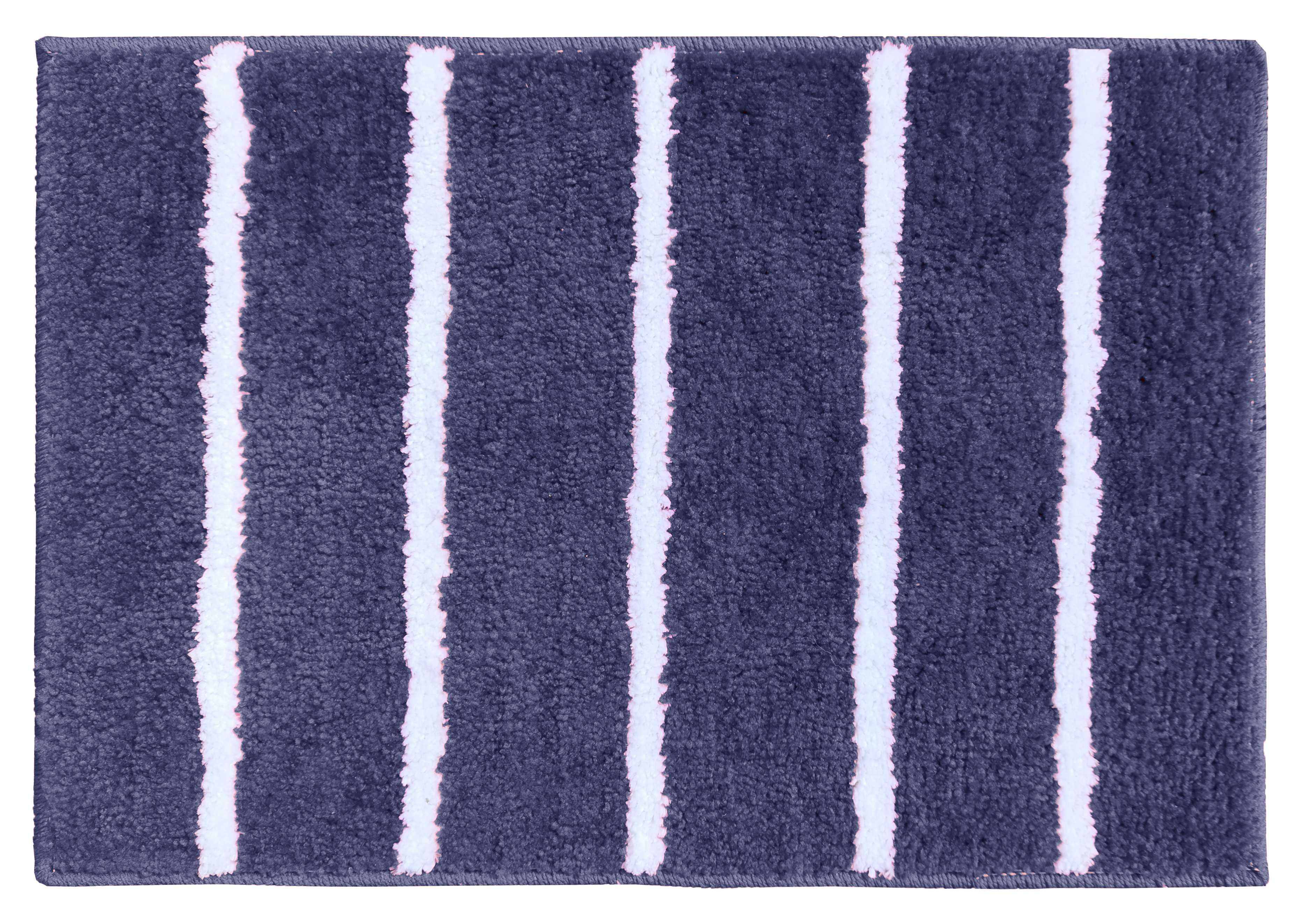 Luxury stripe design microfiber bathmat best rug soft plush