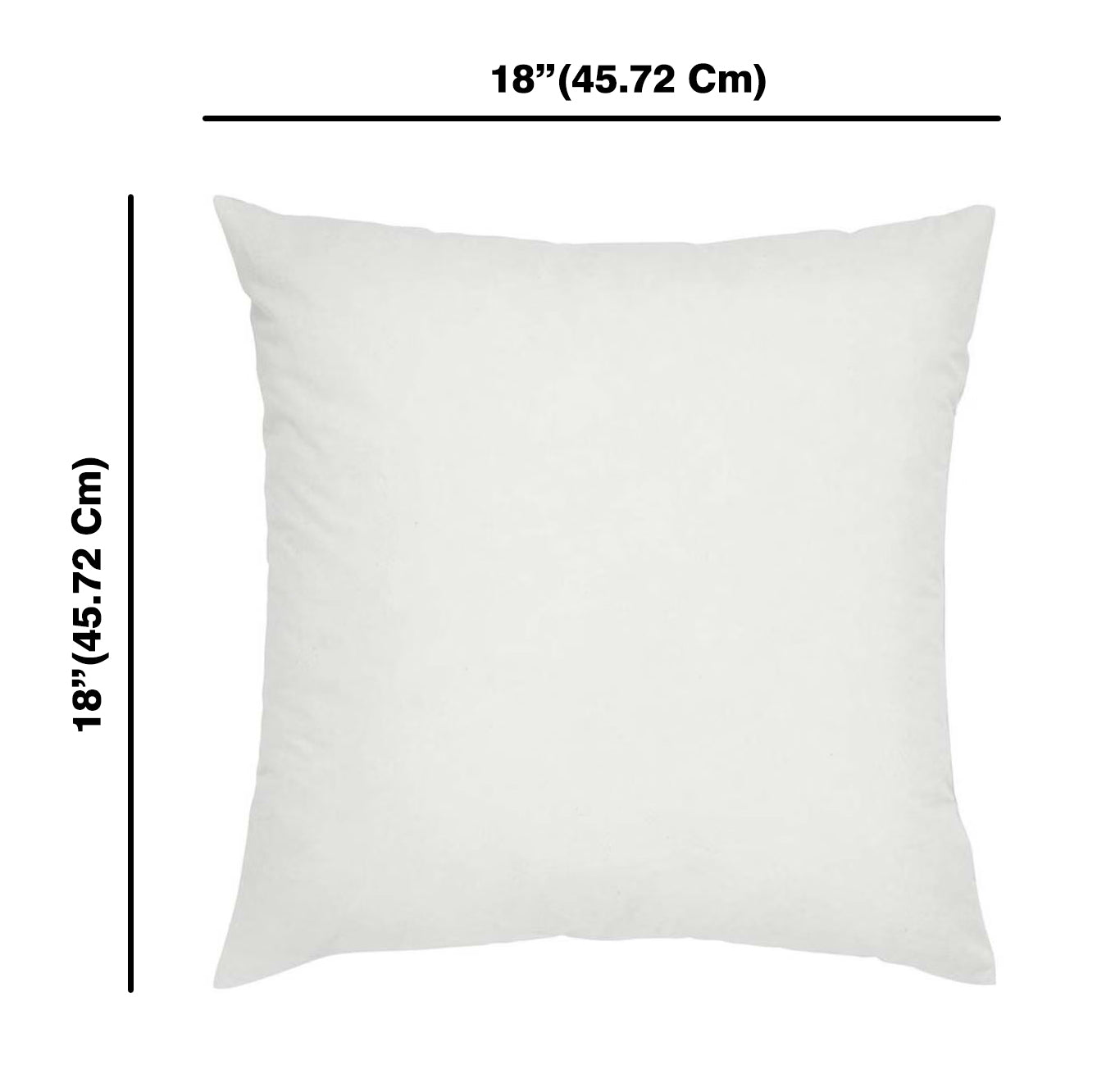 Square cushion cover filler 18x18 soft support for daily home décor